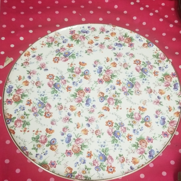 VINTAGE PHILA SUSSEX CHERRY CHINTZ GERMANY FLORAL - Picture 2 of 6